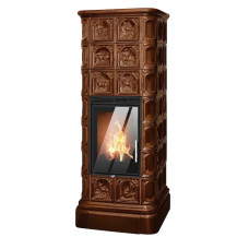 Kachlová kamna ABX Kaledonie exklusive XL ,,FOREST,, Hnědá